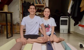 Lập và Vy làm "tai giả" gửi tặng lực lượng tuyến đầu