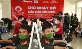 Hơn 400 cán bộ, chiến sĩ cảnh sát cơ động hào hứng sẻ chia giọt máu hồng tại Chủ nhật Đỏ