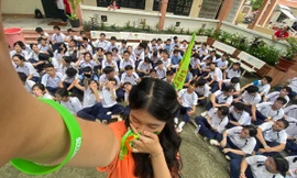 Teen 2K8 đón những ngày đầu cấp cực vui: Hết mình với ngày hội chào tân binh