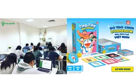 Quà tặng bạn đọc: Bộ đôi may mắn thay lời chúc năm mới “Học tới nơi, chơi tới bến"