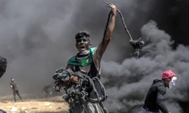 Hơn .2.700 người đã bị thương trong đợt biểu tình phản đối sự kiện khai trương đại sứ quán Mỹ tại Jerusalem. (Ảnh: BBC)