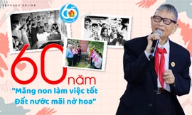 60 năm 'Măng non làm việc tốt - Đất nước mãi nở hoa'