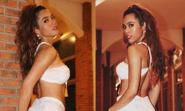 Mặc váy cut-out táo bạo, Á hậu Hoàng My khoe nhan sắc ngày càng quyến rũ sau 12 năm giành danh hiệu