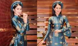 Á hậu Phương Anh sẽ mang theo bộ áo dài trị giá gần nửa tỷ đồng tới Hoa hậu Quốc tế 2022