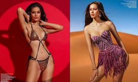 Nhan sắc rực lửa của 'gà chiến' 19 tuổi đăng quang Hoa hậu Hòa bình Philippines 2022