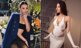 Tiểu Vy diện mốt khoe nội y sexy, Hoàng Thuỳ nóng bỏng không kém với váy cut-out táo bạo