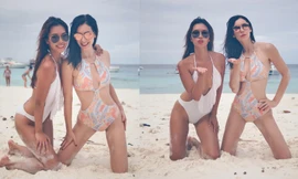 Những lần đọ dáng cực 'gắt' với bikini của Hà Anh và cựu Hoa hậu Hoàn vũ Natalie Glebova