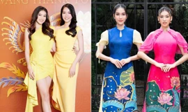 Những lần mặc đồ đôi của cặp chị em Á hậu thân thiết nhất showbiz Phương Anh - Ngọc Thảo
