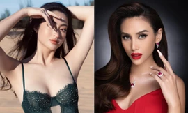 Lương Thuỳ Linh mặc nội y xuyên thấu cực nóng bỏng, Võ Hoàng Yến diện váy cúp ngực sexy