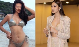Kim Duyên khoe đường cong 'rực lửa' với bikini, Hoàng Thuỳ diện mốt khoe áo ngực táo bạo
