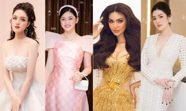 Nhan sắc gợi cảm đáng ngưỡng mộ của những nàng hậu là 'mẹ bỉm sữa' trong showbiz Việt