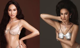 Đoàn Hồng Trang khoe dáng nóng 'bỏng mắt' với bikini trước thềm chung kết Miss Global 2022