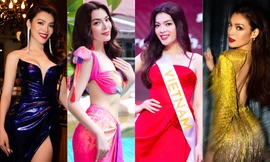 Trân Đài nổi bật ở HH chuyển giới quốc tế nhờ loạt váy áo nóng bỏng