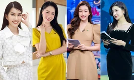 Dàn Hoa, Á hậu đẹp hút hồn khi làm MC trên truyền hình