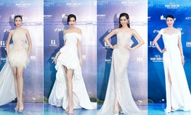 Đỗ Thị Hà khoe chân dài 1m1, đọ sắc dàn mỹ nhân trên thảm đỏ 