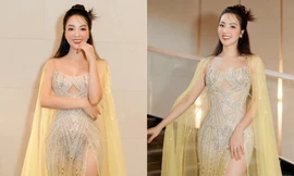 Á hậu Thuỵ Vân 'thót tim' vì gặp sự cố trước khi dẫn chung kết Miss World Vietnam 2022