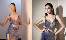 Hai nàng hậu quốc tế đình đám 'mê mệt' thiết kế tua rua khoe dáng cực nóng bỏng của Thuỳ Tiên