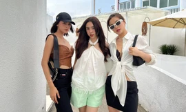 Tiểu Vy và hội chị em 'bông hậu' hội ngộ, khoe dáng nóng bỏng trong kỳ nghỉ lễ