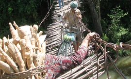 Nguy hiểm cầu treo Ba Cẳng