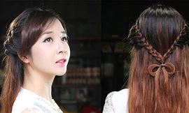 Tóc tết dễ thương cho ngày cuối tuần