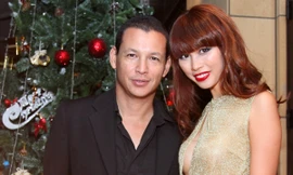 Hà Anh gợi cảm đón Noel cùng ngôi sao đầu bếp