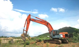 Sau 2 năm xây dựng, KCN Hòa Hội (Bình Định) vẫn chỉ là bãi đất trống Ảnh: V.H