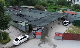 Hà Nội: Xử phạt 15 bãi xe không phép tại một phường ở Hoàng Mai