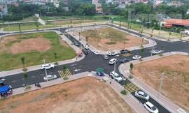 Cận cảnh khu đất huyện vùng ven Hà Nội vừa đấu giá, 'cò' báo chênh 600 triệu đồng/lô