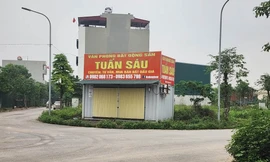 Một căn nhà container trên đất đấu giá Phú Lương 1