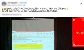 Thái Bình: Người trả hơn 5 tỷ đồng/m2 đất do "nhầm" không được trả lại tiền đặt cọc 