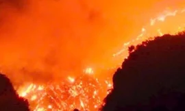 Cháy rừng tại tỉnh Hà Nam, hơn 200 người tham gia chữa cháy 