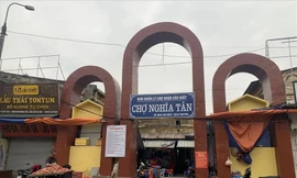 Chợ Nghĩa Tân, quận Cầu Giấy sẽ được cải tạo, nâng cấp trong năm 2024