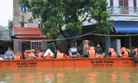 Hà Nội: Di dời 226 hộ dân ở Quốc Oai ra khỏi khu vực ngập sâu