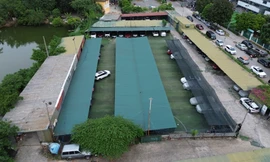 Hàng loạt bãi xe ở Hà Nội bị xử phạt 