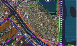 Sơ đồ vị trí các hộ dân nằm trong khu vực dự án khu nhà ở di dân GPMB Kim Liên - La Thành