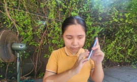 Nghị lực của nữ sinh viên mù 