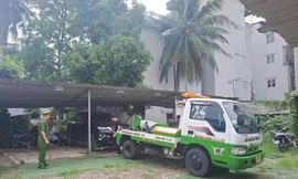 Hà Nội: Bắt đầu 'chiến dịch' giải tỏa 50 bãi trông giữ ô tô trái phép tại quận Hoàng Mai