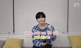 Dàn sao SNSD, SHINee, EXO nói tiếng Việt siêu đáng yêu, gửi lời chúc các sĩ tử 2K2 thi tốt