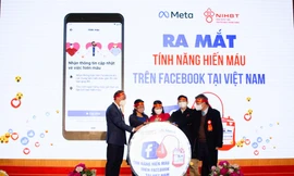 Ra mắt tính năng hiến máu trên facebook tại Việt Nam 