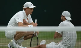 Jannik Sinner và Grigor Dimitrov. 