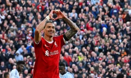 Nunez lập công trong trận đấu với Nottingham