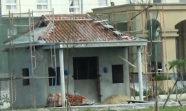 Cty FHS xây dựng miếu thờ tại Khu kinh tế Vũng Áng