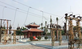 Nhà bia di tích quốc gia trên địa điểm bi tráng một thời. Ảnh: Trần Viết Tường