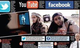 IS đang chiêu mộ người ủng hộ và thực hiện chiến tranh tâm lý trên mạng. Ảnh: Daily Mail