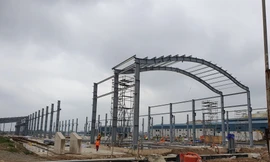 Khu Đề pô (ga đầu mối) cho dự án đường sắt Nhổn - Ga Hà Nội)