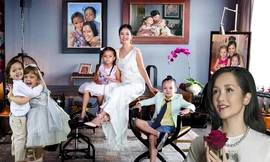 Những khoảnh khắc đáng yêu, 'ngọt lịm' của cặp song sinh nhà Hồng Nhung