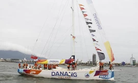 Đội thuyền Đà Nẵng – Việt Nam trong lần cập cảng Đà Nẵng ngày 17/2. Ảnh: Thanh Trần.