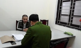 Đối tượng Huy tại CQĐT.