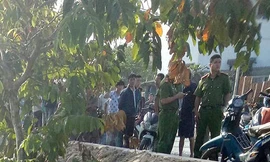 Hiện trường nơi xảy ra vụ việc. Ảnh: Thái Linh.