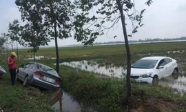 Hiện trường vụ tai nạn.